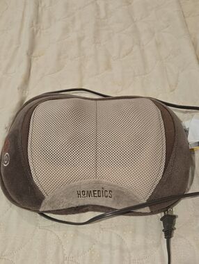 Homedics Brown and Beige Mesh Shiatsu Neck & Back Massager